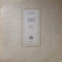 Disque Gramophone : Cortot - Chopin Waltzes